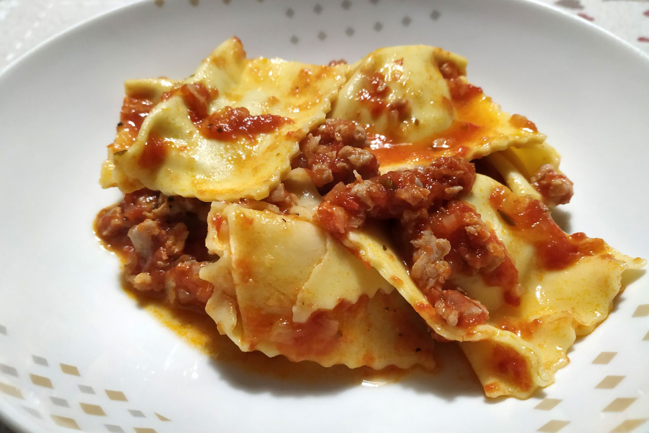 Tortelli di zucca mantovani Ricette di Verona e Mantova - La pearà
