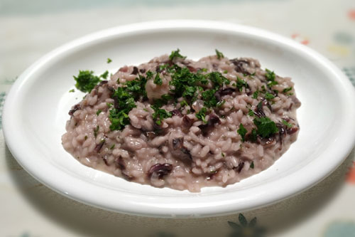 Risotto al radicchio rosso di Verona