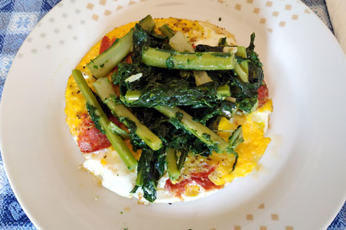 Frittata con broccoletto di Custoza