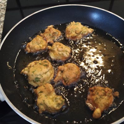 frittelle con l'erba amara