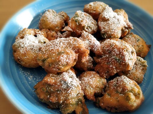 Frittelle con l'erba amara